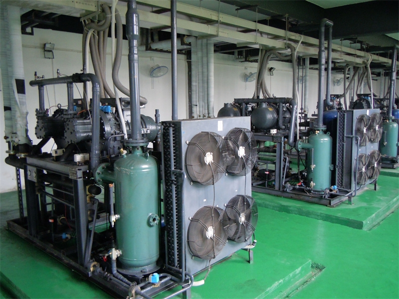 台湾复盛螺杆机组制冷机房